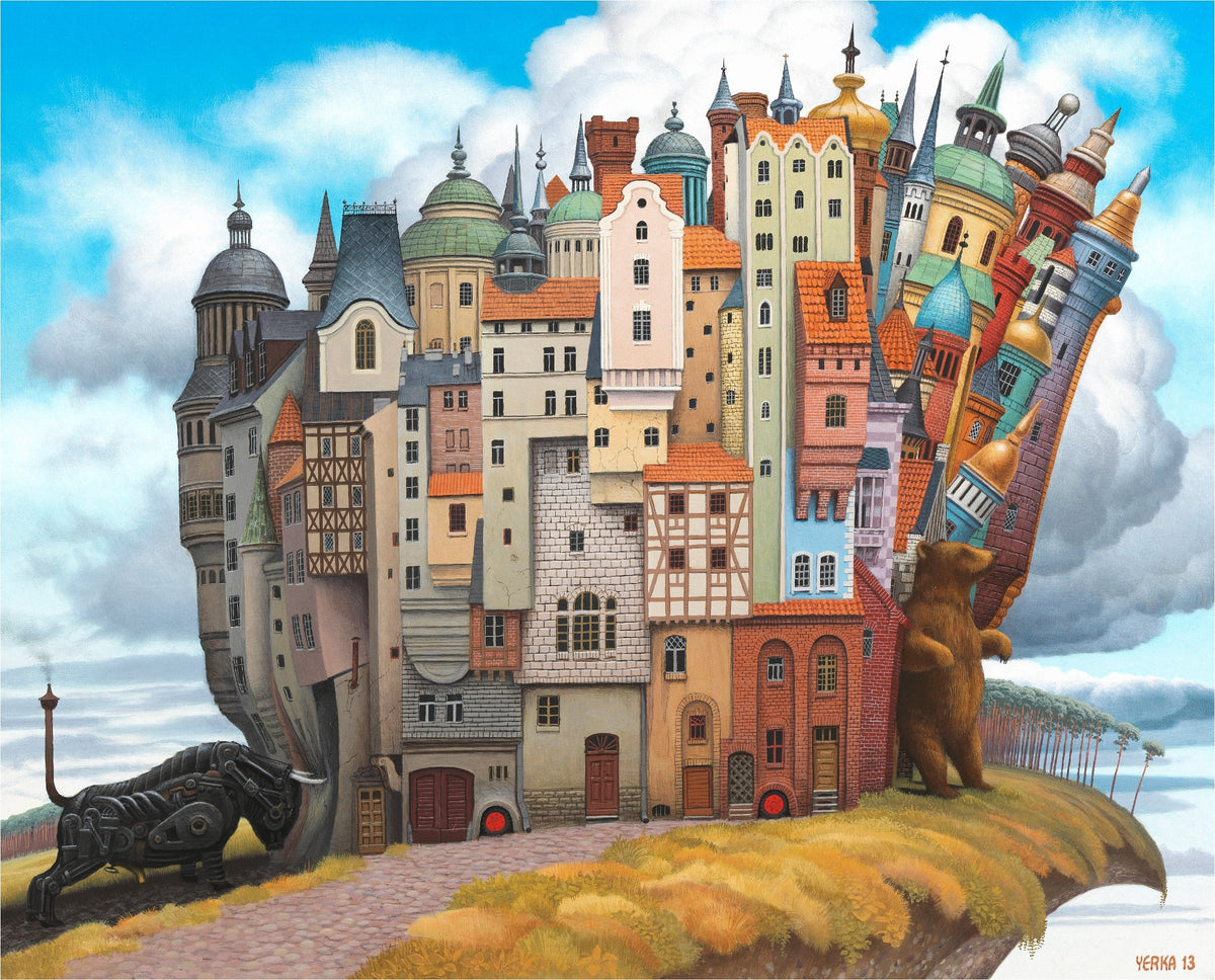 Jacek Yerka Puzzles - Nautilus Puzzles - Wooden Jigsaw Puzzles For Adults
