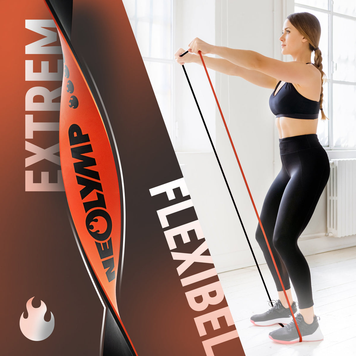 Heavy Resistance Bands, Widerstandsbänder aus Latex | B-Ware - - Outlet von NEOLYMP