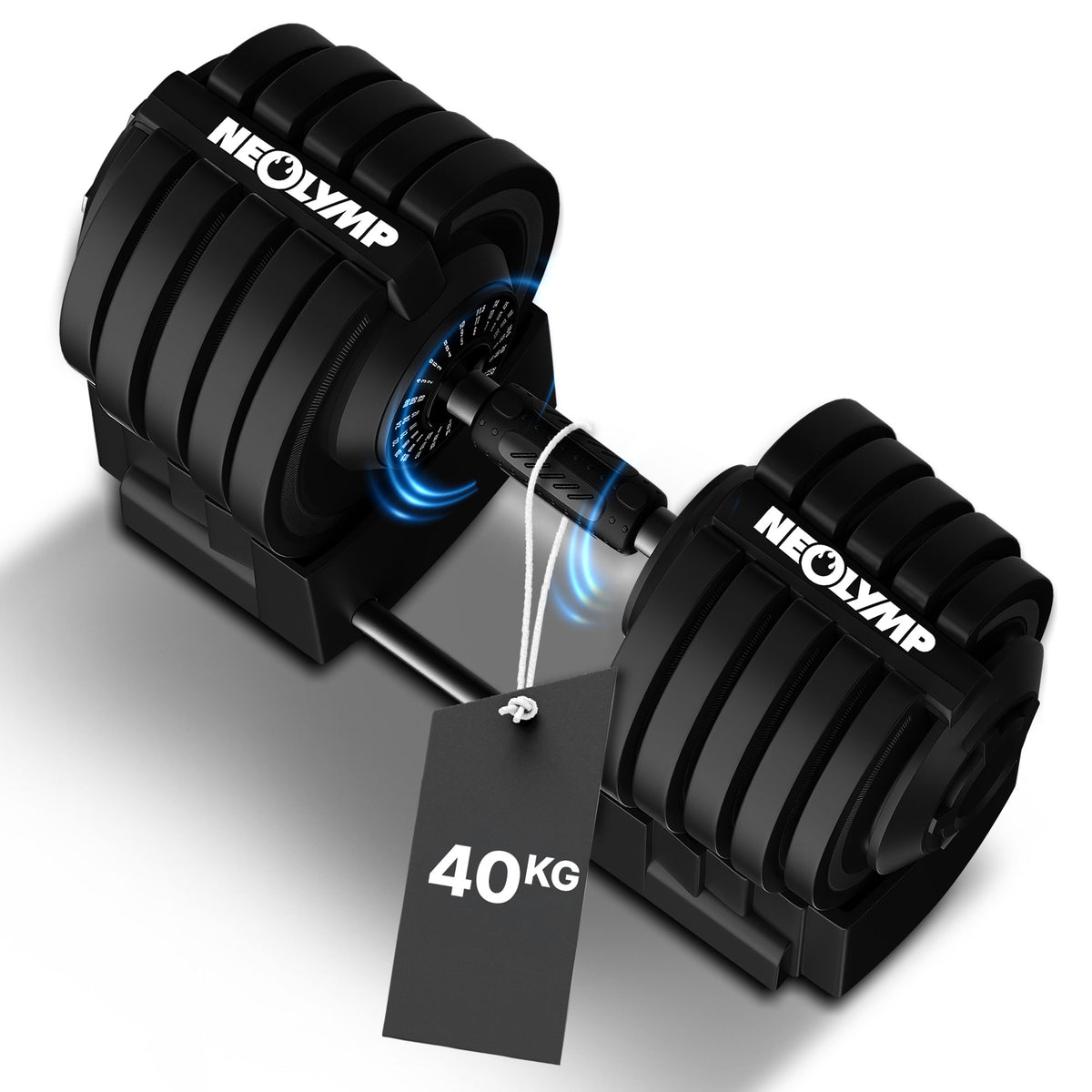 Verstellbare Kurzhanteln 41kg & 24kg - Kurzhantel 41 kg - Hantel von NEOLYMP | Fitnessequipment und Sportartikel