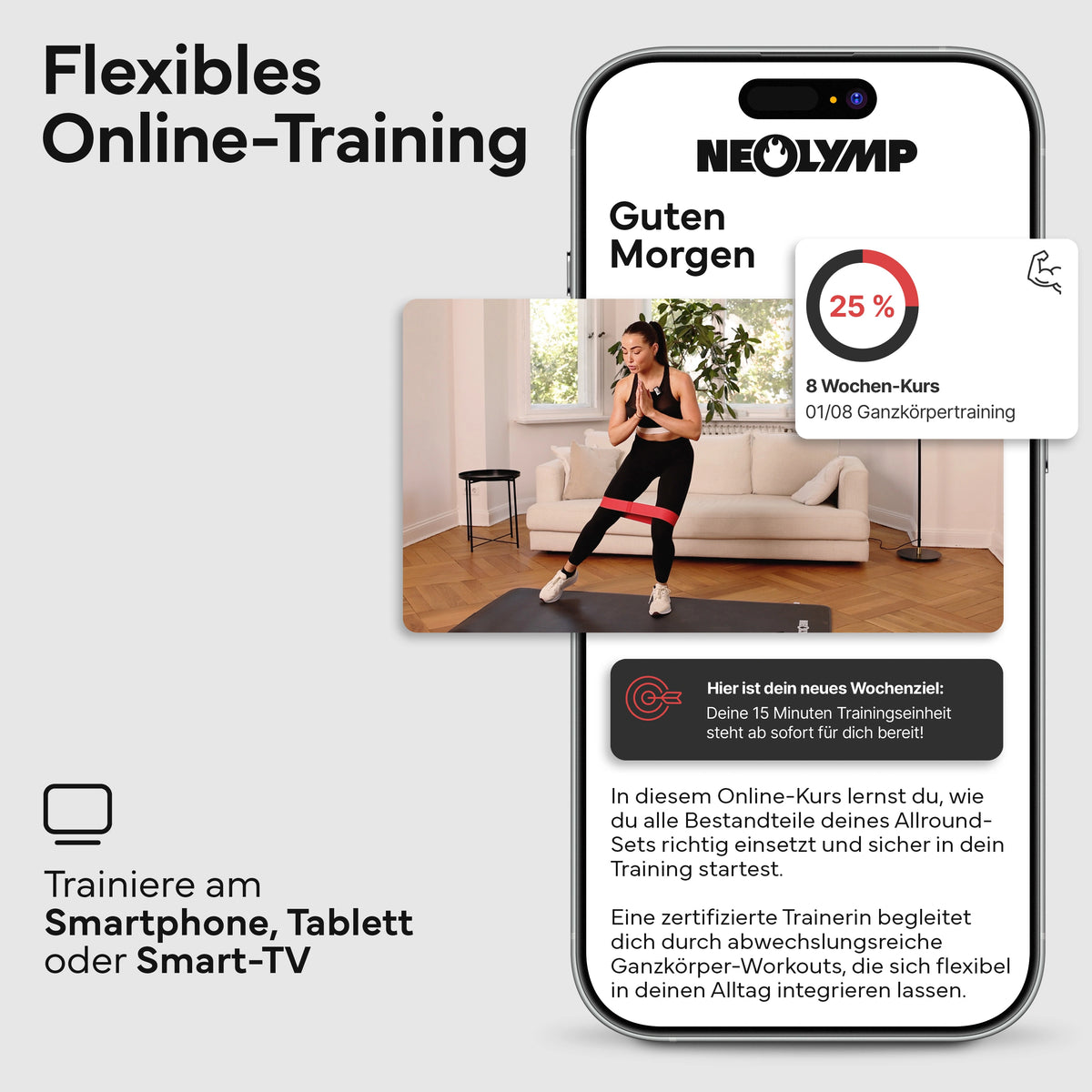 8 Wochen Online-Kurs zum Allroundset - - Online-Kurs von NEOLYMP | Fitnessequipment und Sportartikel