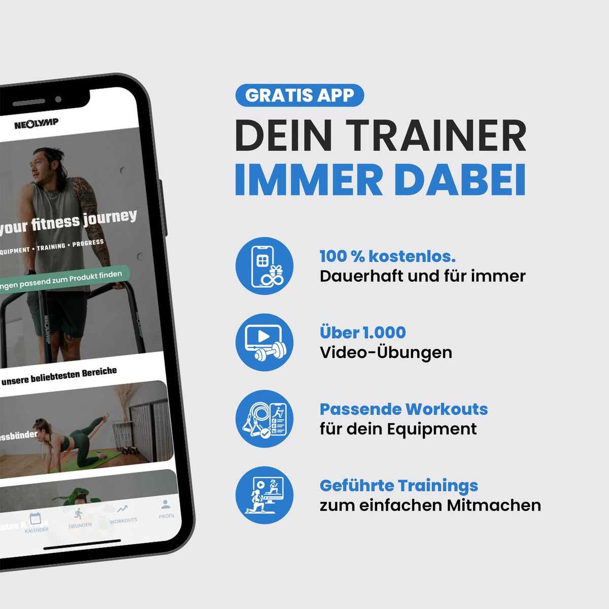 Fitnessbänder Allroundset Box - - Fitnessbänder von NEOLYMP | Fitnessequipment und Sportartikel