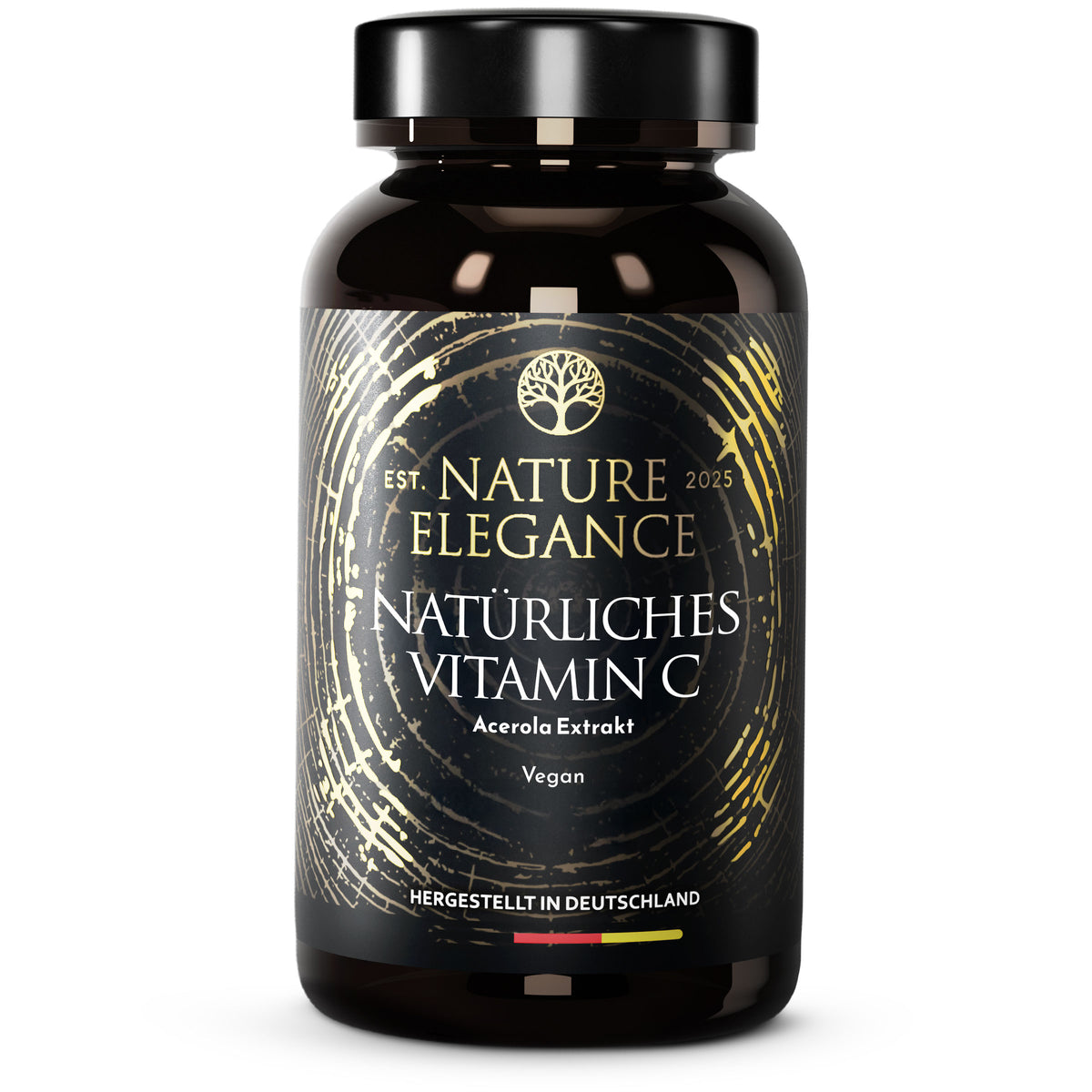 Nature Elegance - Vitamin C - aus Acerola-Superfrucht, vegane Kapseln (2er Pack (360 Stück)) - - Nahrungsergänzungsmittel von NEOLYMP | Fitnessequipment und Sportartikel