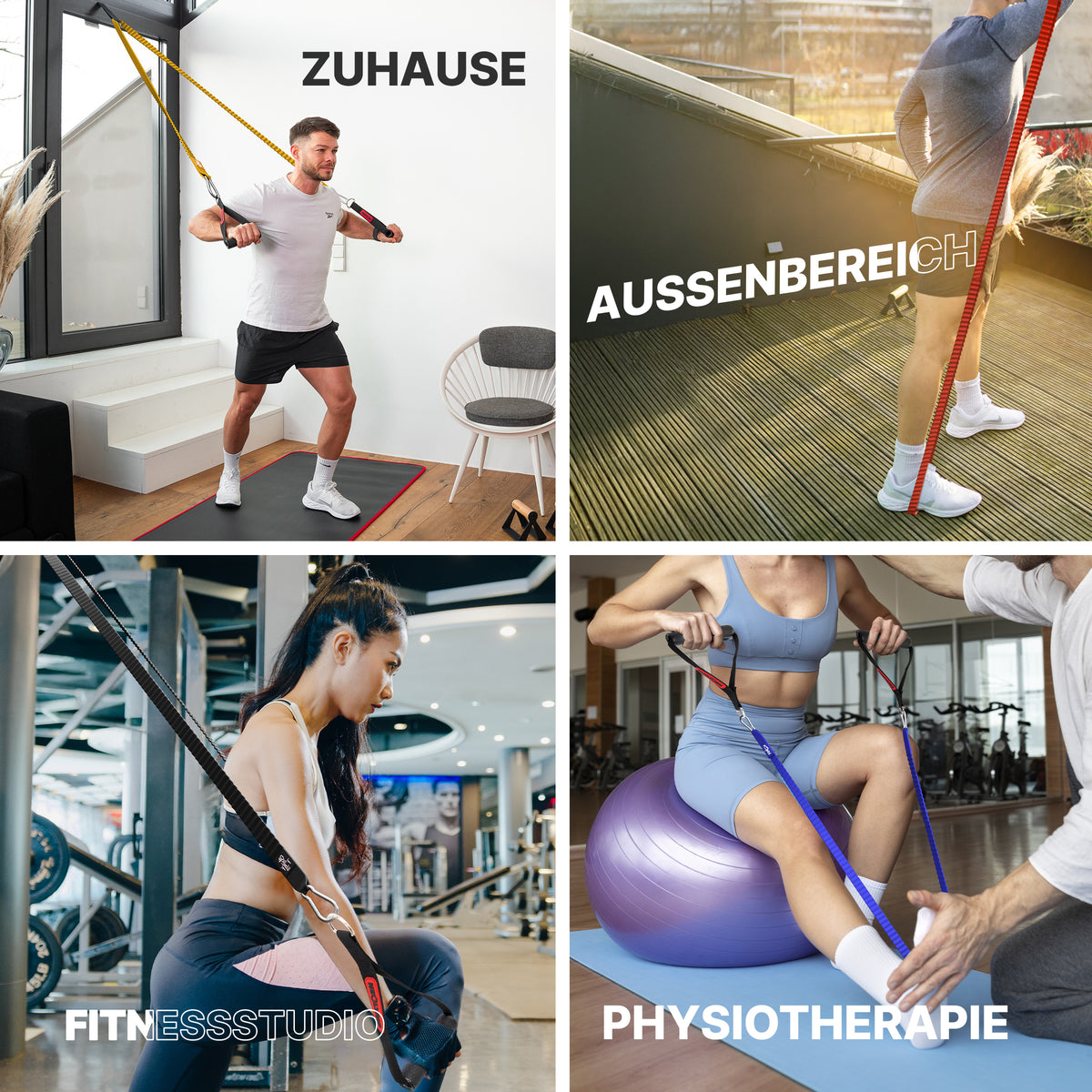 Tube Bands Set inkl. Zubehör – Default Title (B‑Ware) - - Outlet von NEOLYMP | Fitnessequipment und Sportartikel