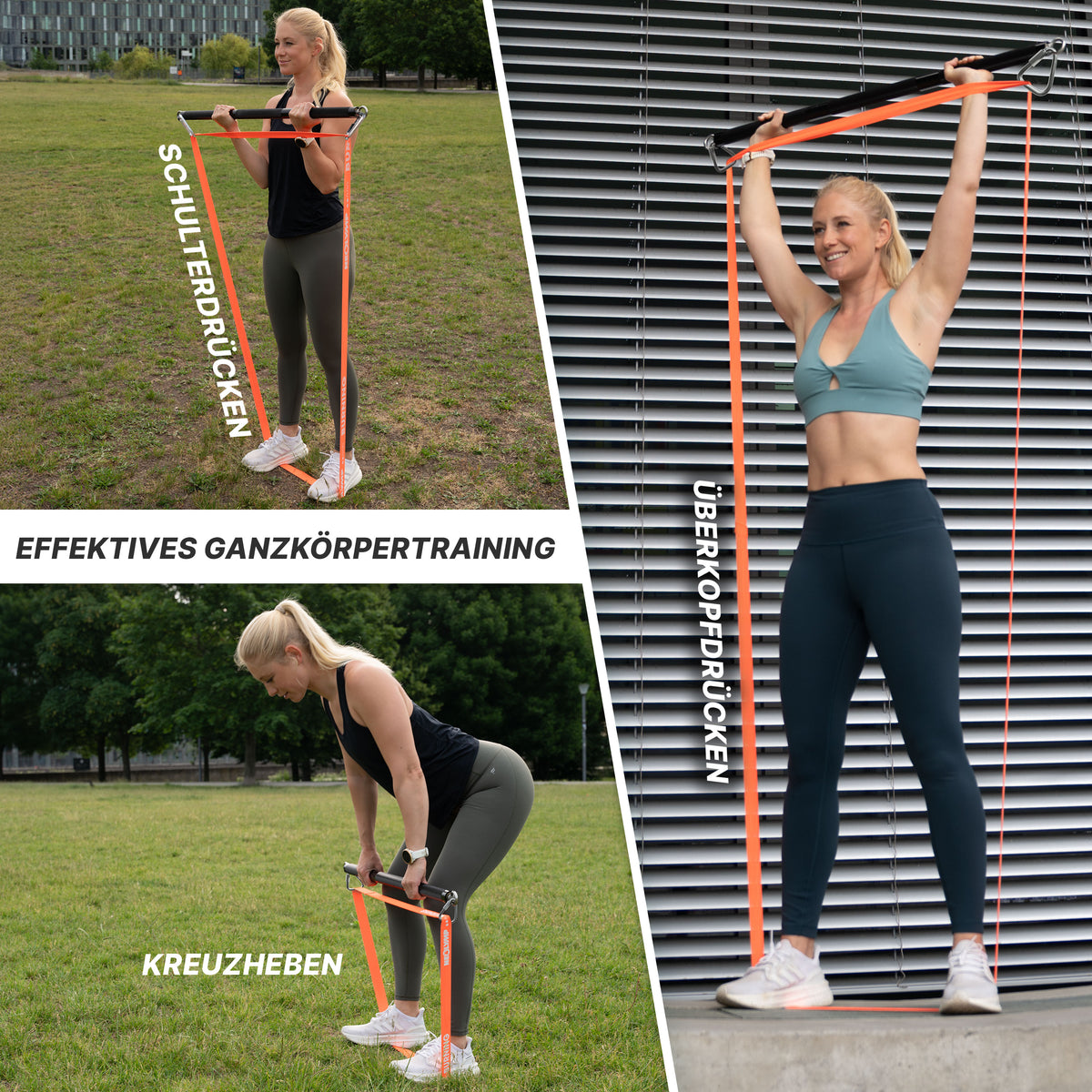 Bänderstange für Fitnessbänder - inkl. Karabiner - - Zubehör von NEOLYMP | Fitnessequipment und Sportartikel