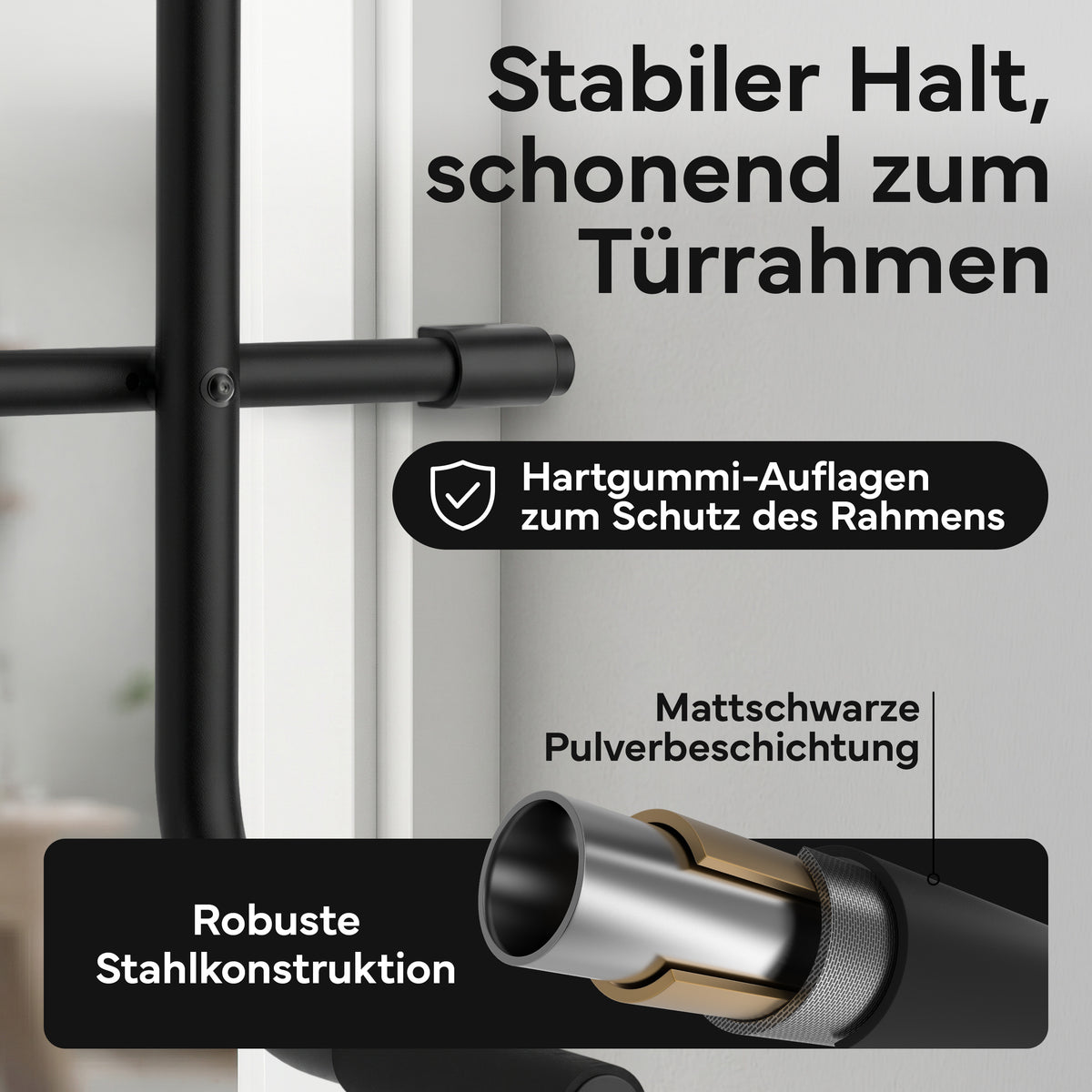 Dip-Bar-Adapter für Klimmzugstange - Dip Station - - Zubehör von NEOLYMP | Fitnessequipment und Sportartikel