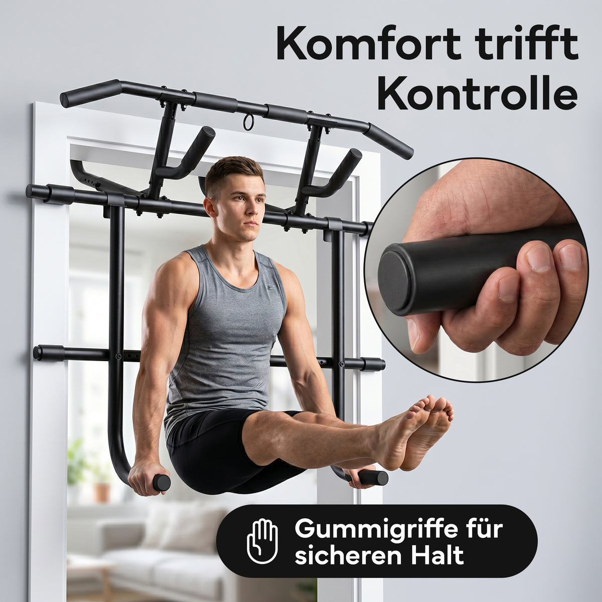 Dip-Bar-Adapter für Klimmzugstange - Dip Station - - Zubehör von NEOLYMP | Fitnessequipment und Sportartikel