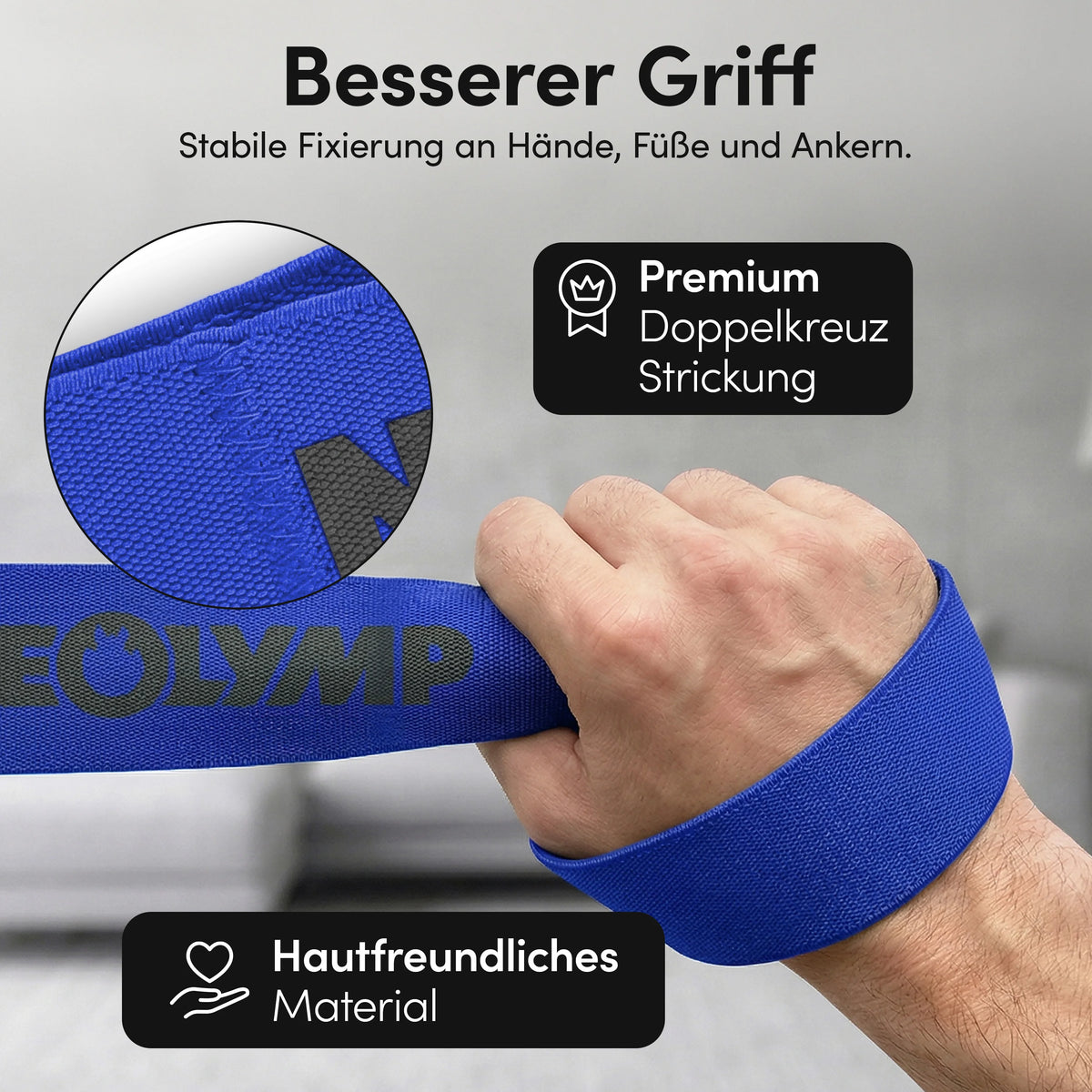 Stoff-Flatband – 5er-Set (B‑Ware) - - Outlet von NEOLYMP | Fitnessequipment und Sportartikel