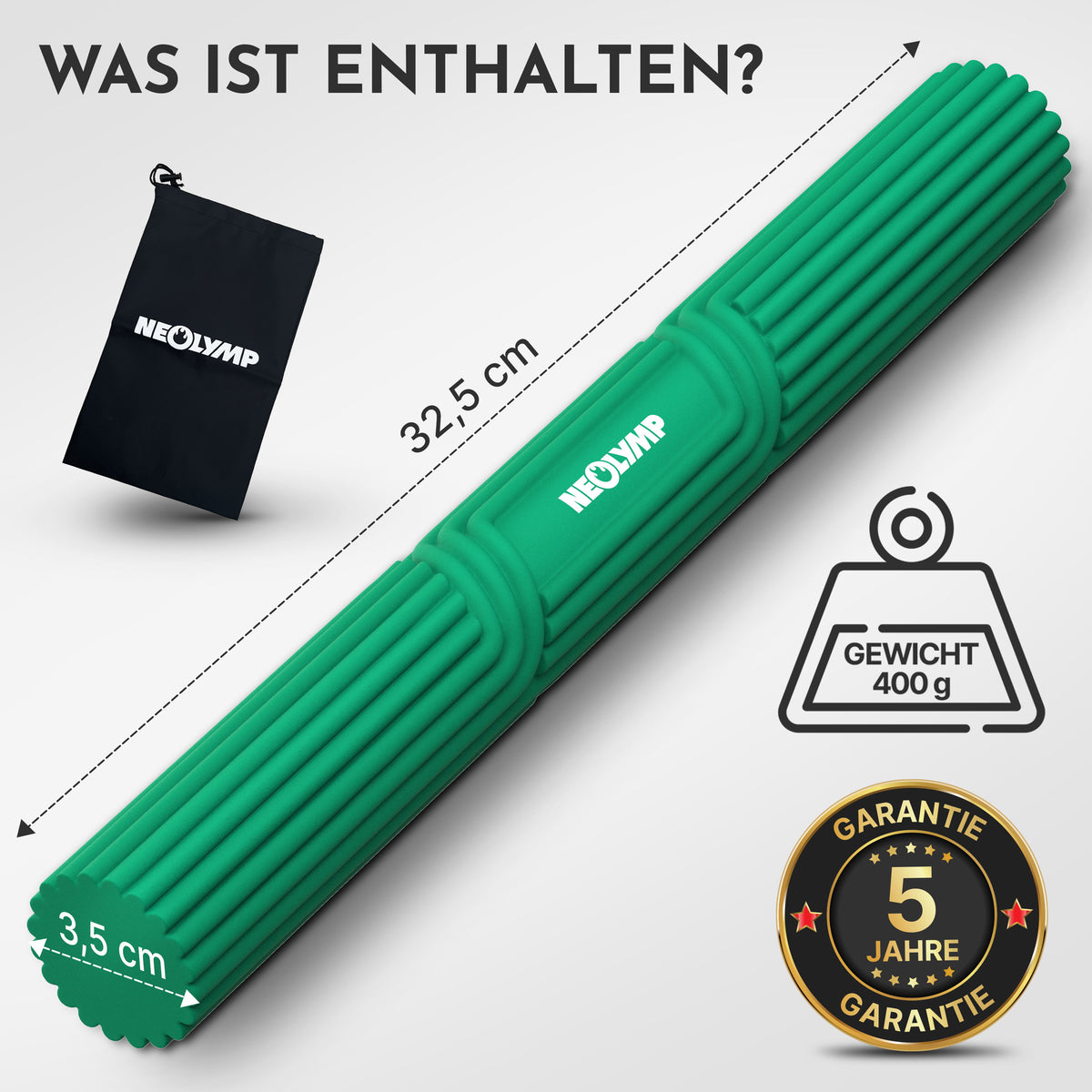 Flexbar Trainingsstab Handkraft-Trainer – 6.8 kg (grün) (B‑Ware) - - Outlet von NEOLYMP | Fitnessequipment und Sportartikel