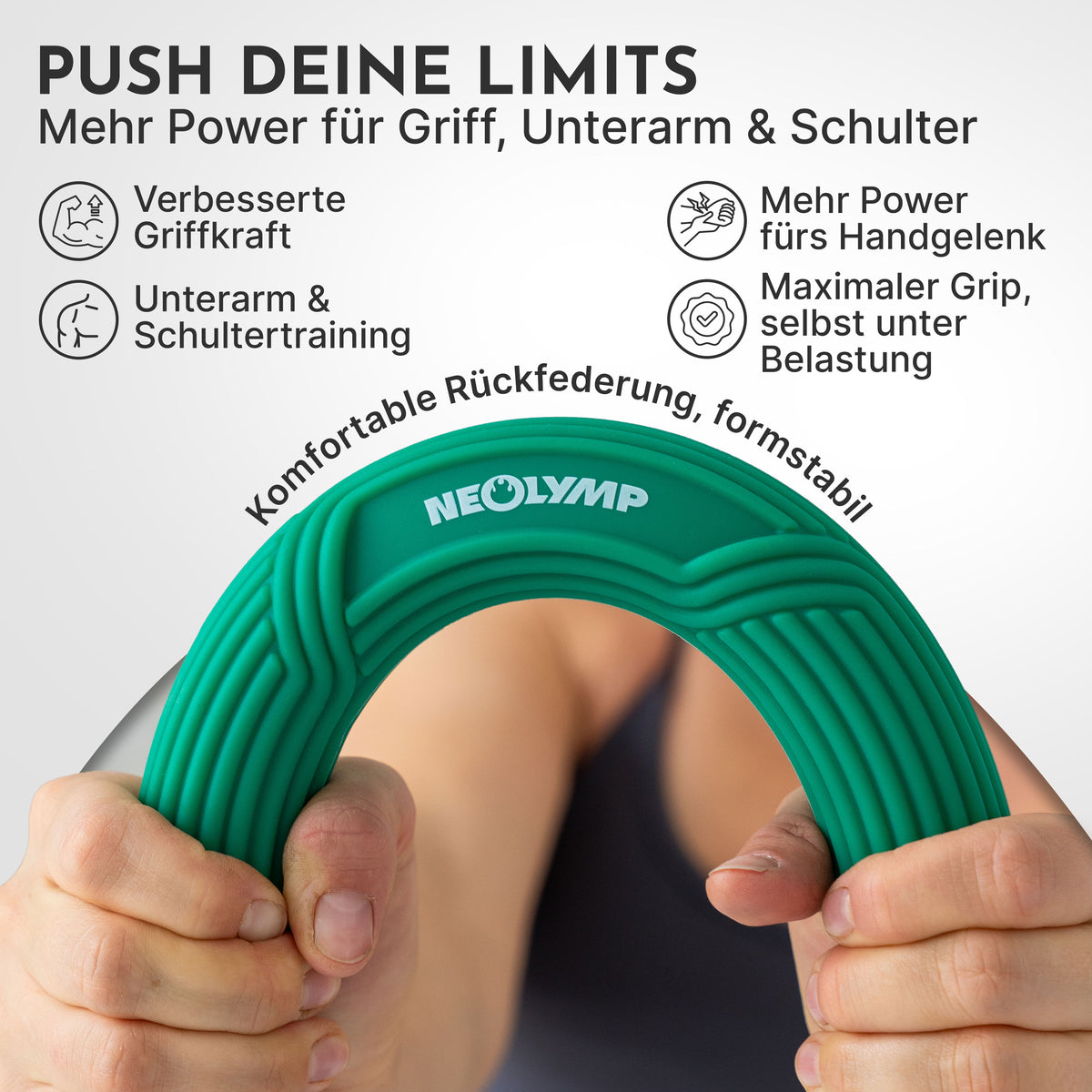 Flexbar Trainingsstab Handkraft-Trainer – 6.8 kg (grün) (B‑Ware) - - Outlet von NEOLYMP | Fitnessequipment und Sportartikel