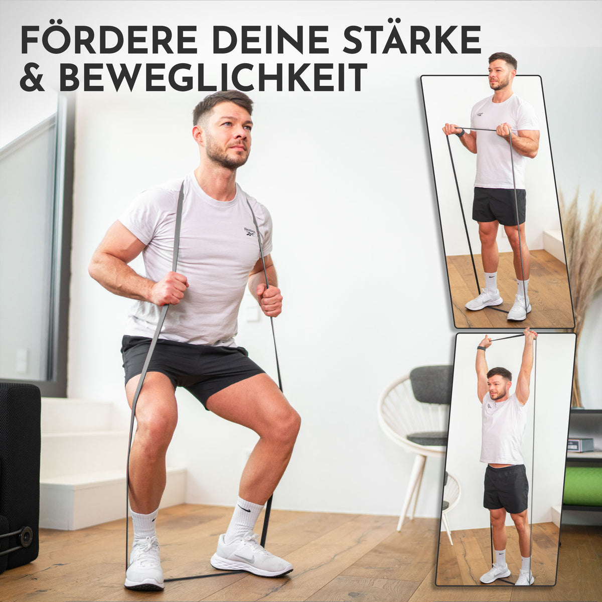 Heavy Resistance Bands aus Latex grau – Stärke: extrem stark (64-116 kg) | B‑Ware - - Outlet von NEOLYMP | Fitnessequipment und Sportartikel