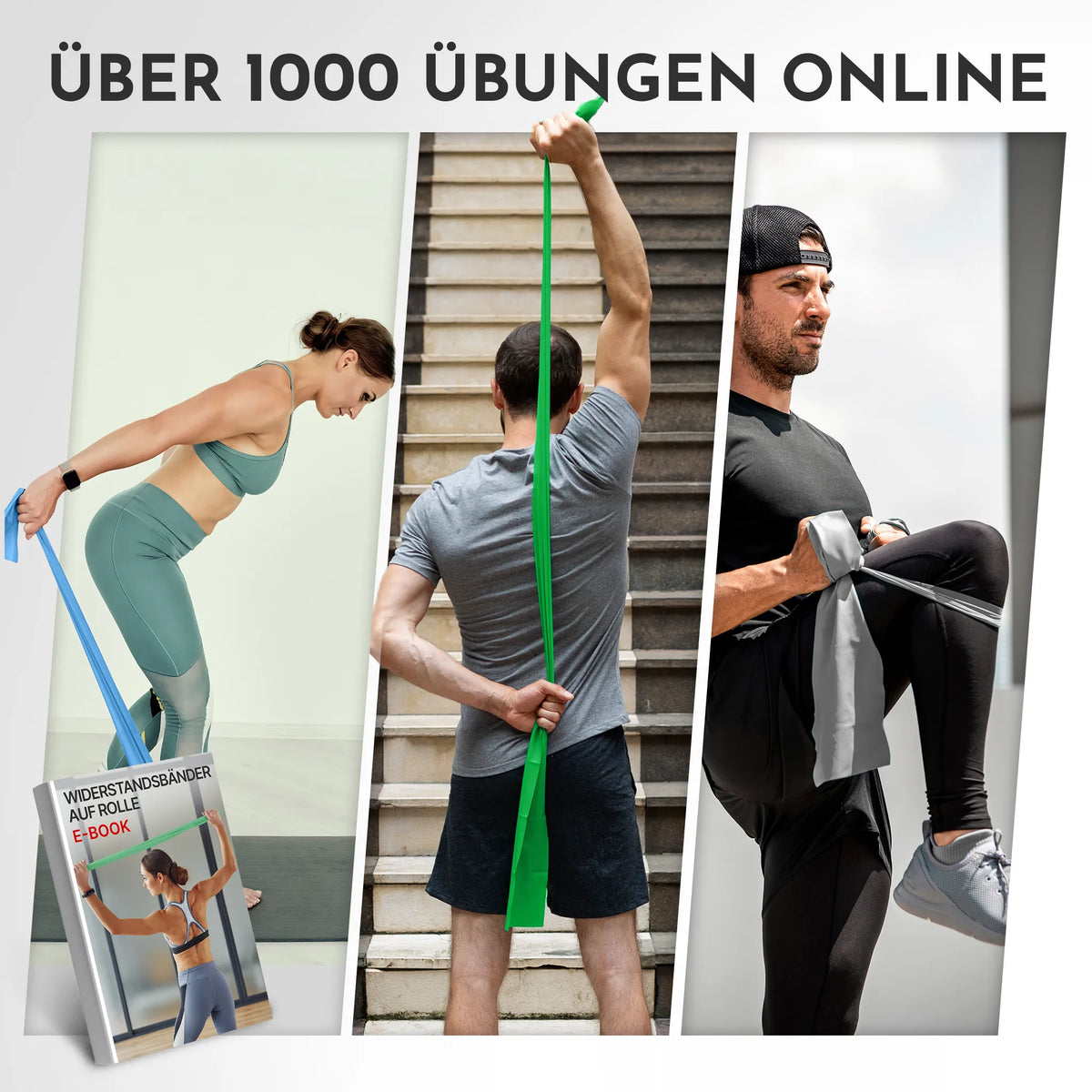 Elastisches Widerstandsband TPE auf Rolle, zuschneidbar – Schwer (Blau) / 2.5 Meter (B‑Ware) - - Outlet von NEOLYMP | Fitnessequipment und Sportartikel