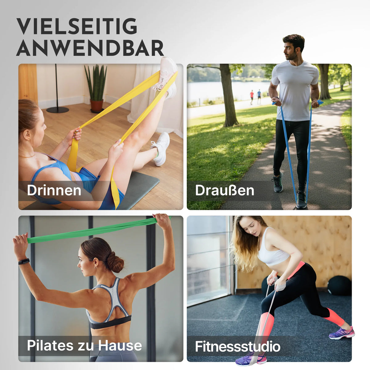 Elastische Widerstandsbänder TPE auf Rolle – Schwer (Blau) / 23 Meter (B‑Ware) - - Outlet von NEOLYMP | Fitnessequipment und Sportartikel