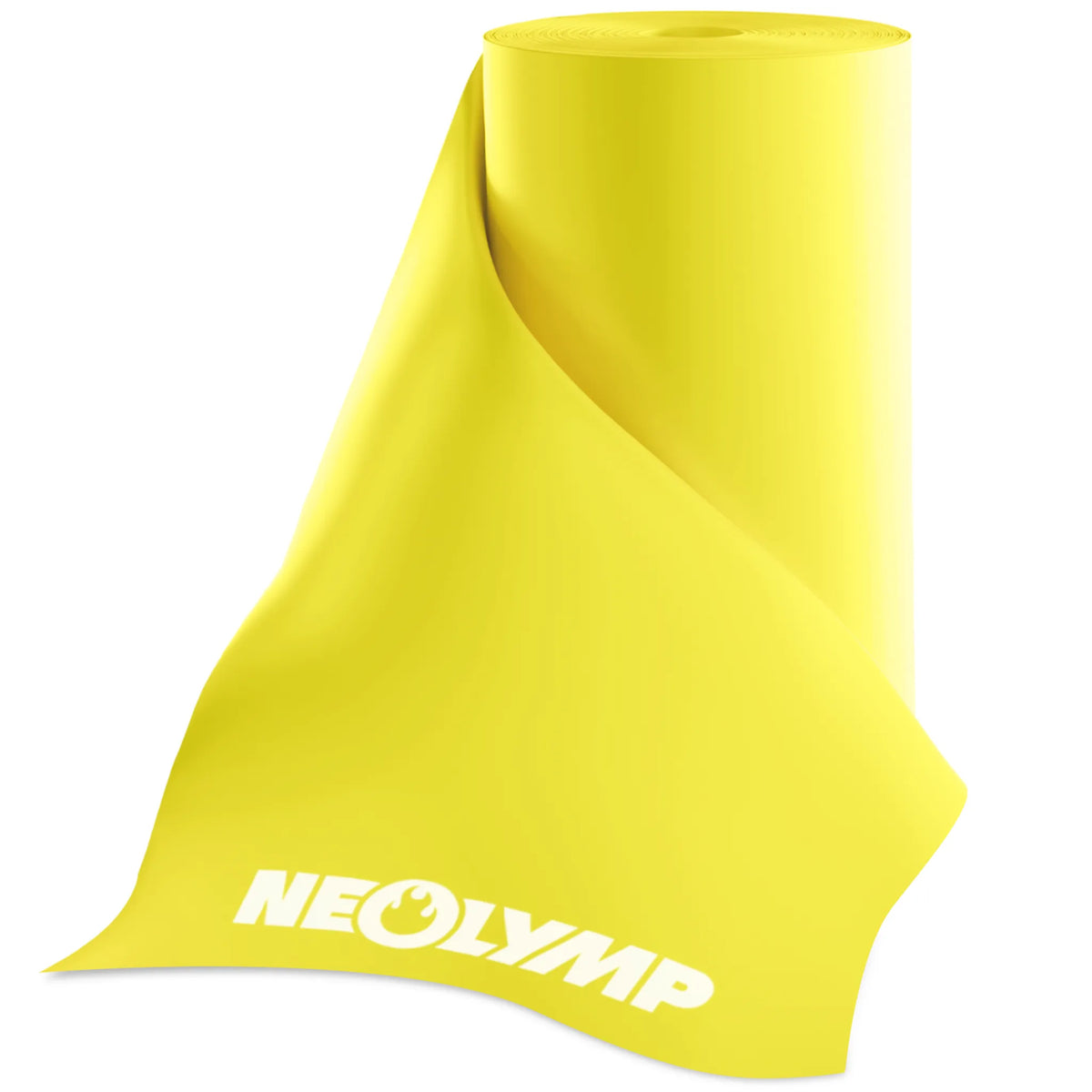 Elastisches Widerstandsband auf Rolle TPE verschiedene Längen – Extra leicht (Gelb) / 46 Meter (B‑Ware) - - Outlet von NEOLYMP | Fitnessequipment und Sportartikel
