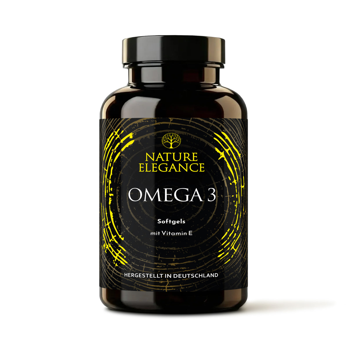 Nature Elegance - Omega 3 - Hoher Anteil an Vitamin E, DHA & EPA (2er Pack) - 1er Pack - Nahrungsergänzungsmittel von NEOLYMP | Fitnessequipment und Sportartikel