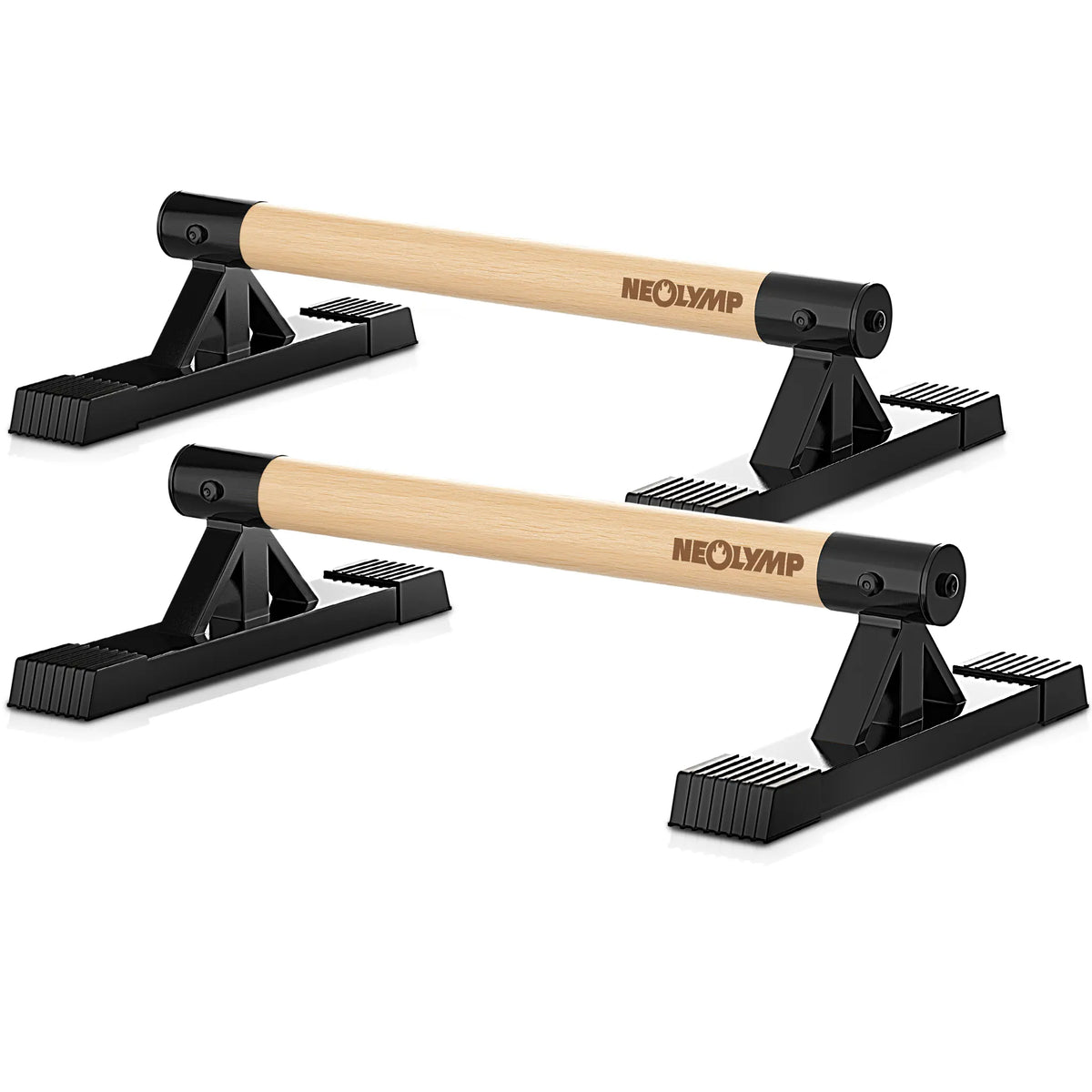 Parallettes rutschfest für Fitness & Calisthenics – niedrig (B‑Ware) - - Outlet von NEOLYMP | Fitnessequipment und Sportartikel