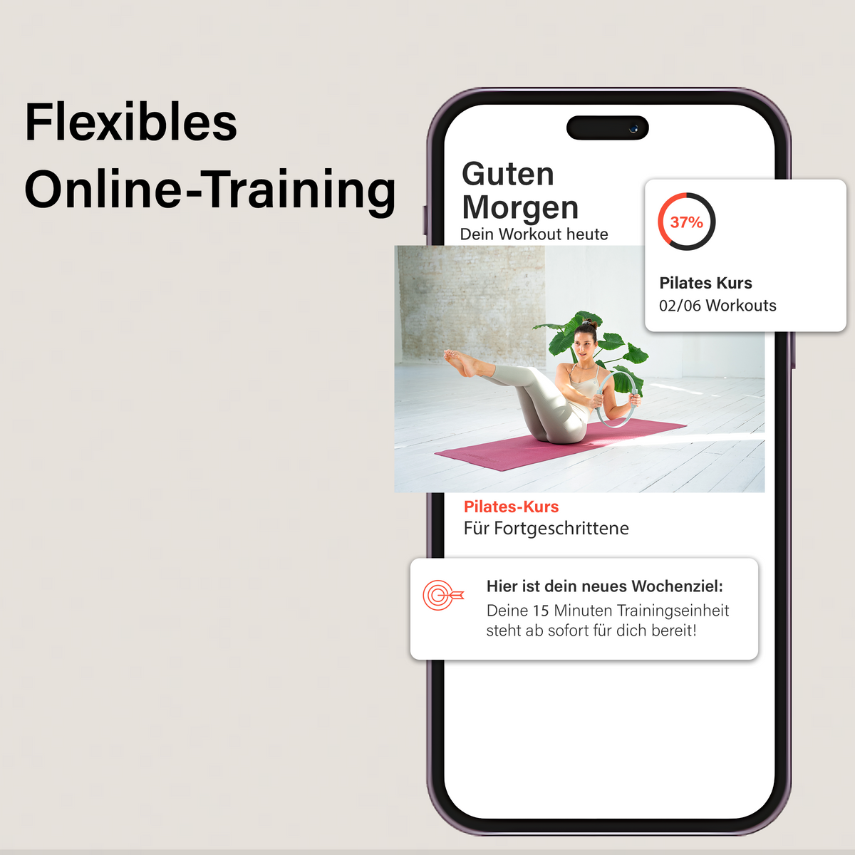 Pilates-Kurs Bundle Anfänger & Fortgeschrittene - 12 Sessions Online-Kurs - - Online-Kurs von NEOLYMP | Fitnessequipment und Sportartikel