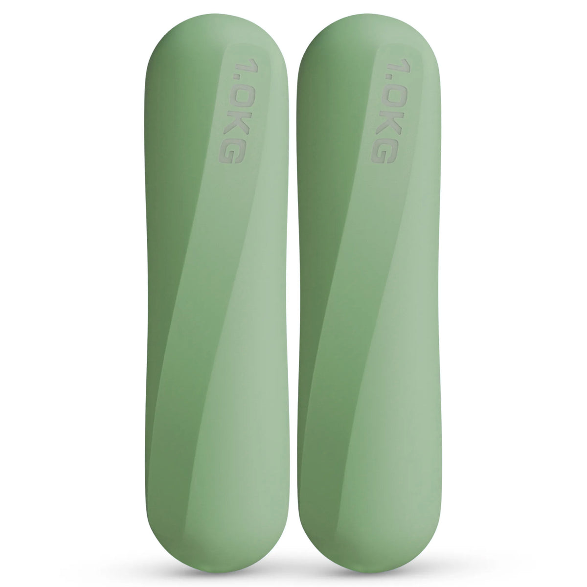 Pilateshanteln 2er Set aus hochwertigem Silikon, Matcha / 1 kg | B-Ware - - Outlet von NEOLYMP | Fitnessequipment und Sportartikel