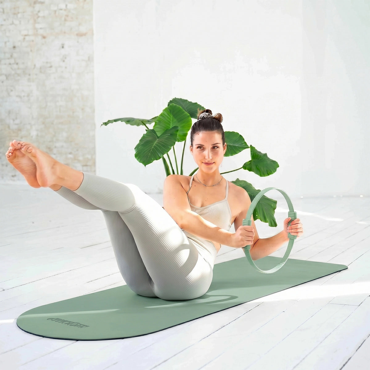 Pilates Komplett-Set Premium - mit Geschenkbox - Matcha BASIC Set - Sportgerät von NEOLYMP | Fitnessequipment und Sportartikel