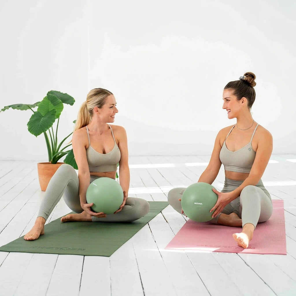Pilates Komplett-Set Premium - mit Geschenkbox - Matcha PLUS Set: mit Pilatesmatte - Sportgerät von NEOLYMP | Fitnessequipment und Sportartikel
