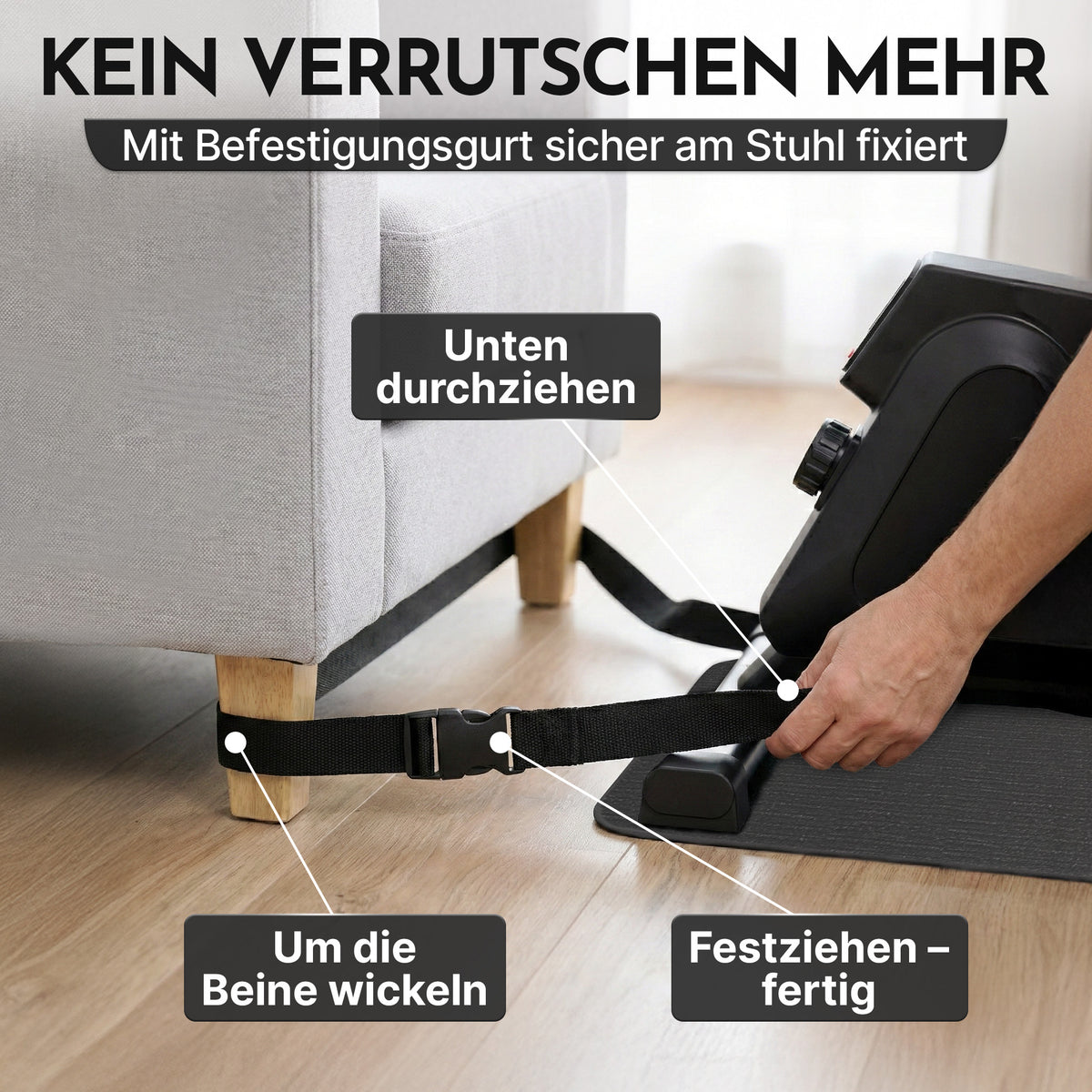 Pedaltrainer - ergonomischer Heimtrainer mit Zubehör | B-Ware - - Outlet von NEOLYMP | Fitnessequipment und Sportartikel