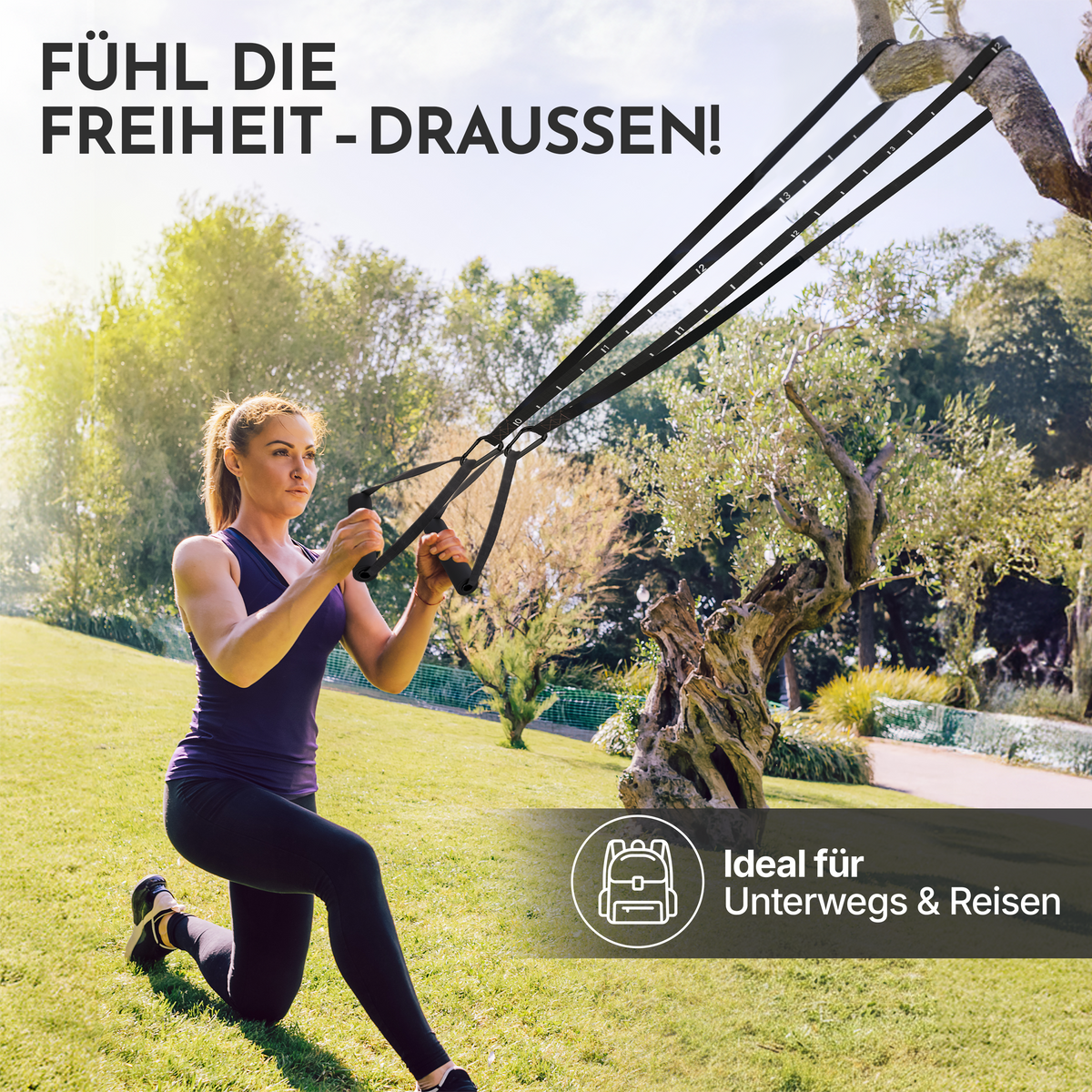 Schlingentrainer Komplett-Set - sling trainer - - Sportgerät von NEOLYMP | Fitnessequipment und Sportartikel