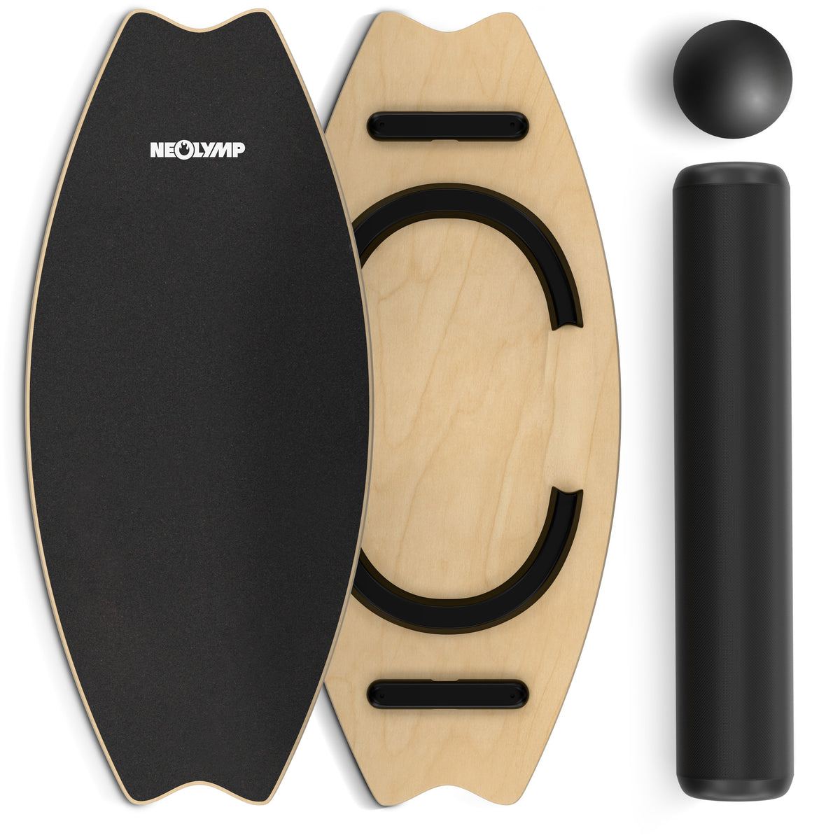 9-in-1 Balance Board aus Birkenholz – (B‑Ware) - - Outlet von NEOLYMP | Fitnessequipment und Sportartikel