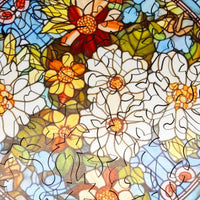 April - Daisies (50 Piece Round Mini Wooden Jigsaw Puzzle) - Nautilus Puzzles - Wooden Jigsaw Puzzles For Adults