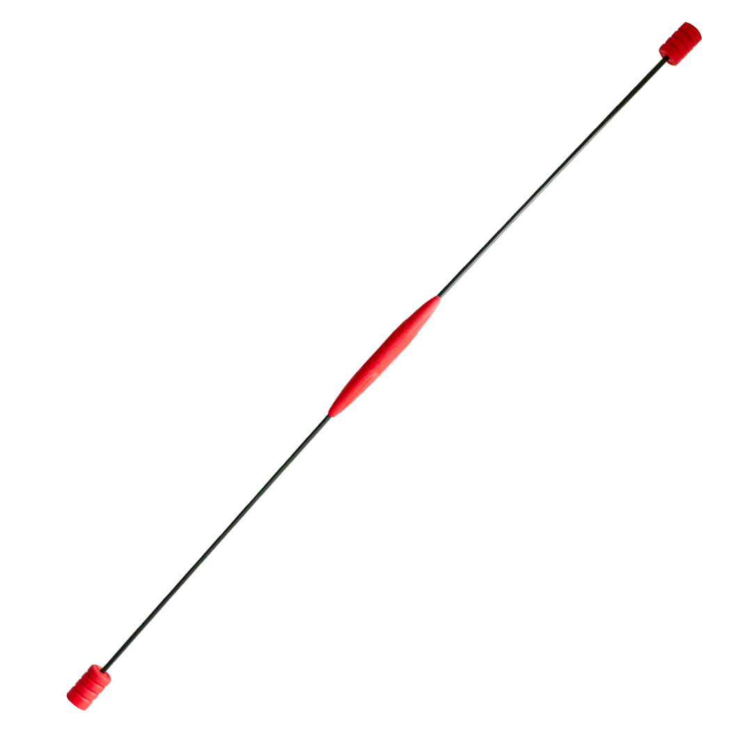 Schwingstab mit ergonomischem Griff – Rot (B‑Ware) - - Outlet von NEOLYMP | Fitnessequipment und Sportartikel