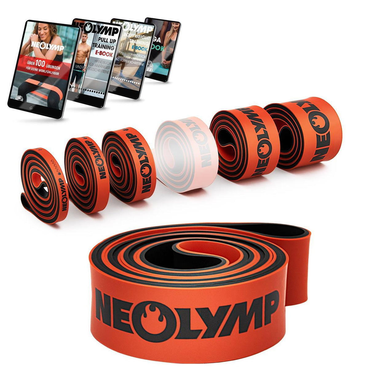Heavy Resistance Bands aus Latex - Resistance Band stark - B-Ware von NEOLYMP | Fitnessequipment und Sportartikel