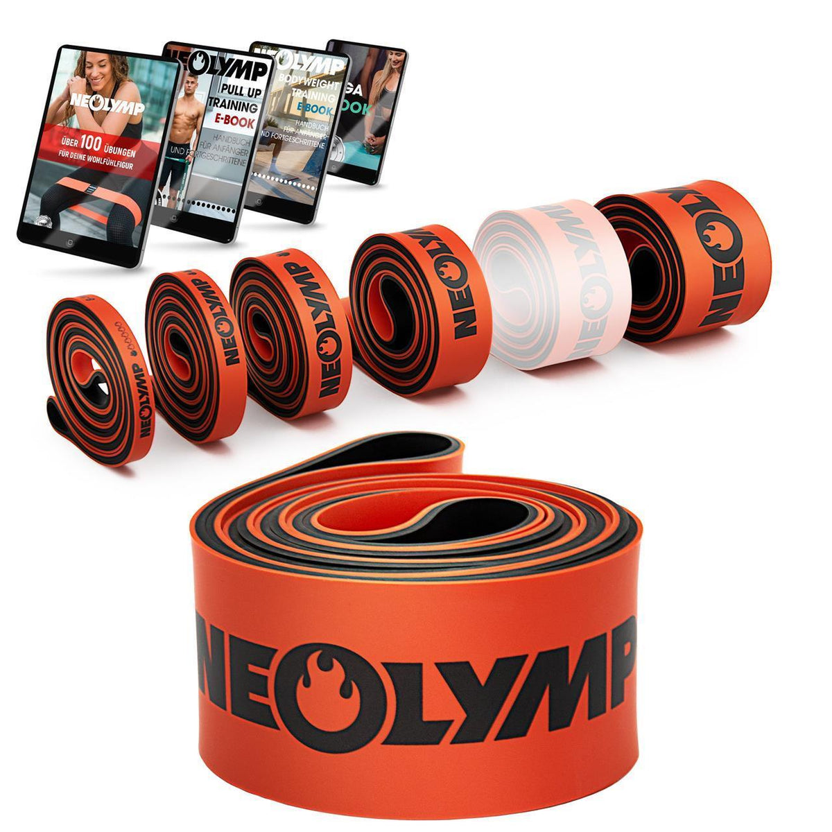 Heavy Resistance Bands aus Latex - Resistance Band sehr stark - B-Ware von NEOLYMP | Fitnessequipment und Sportartikel