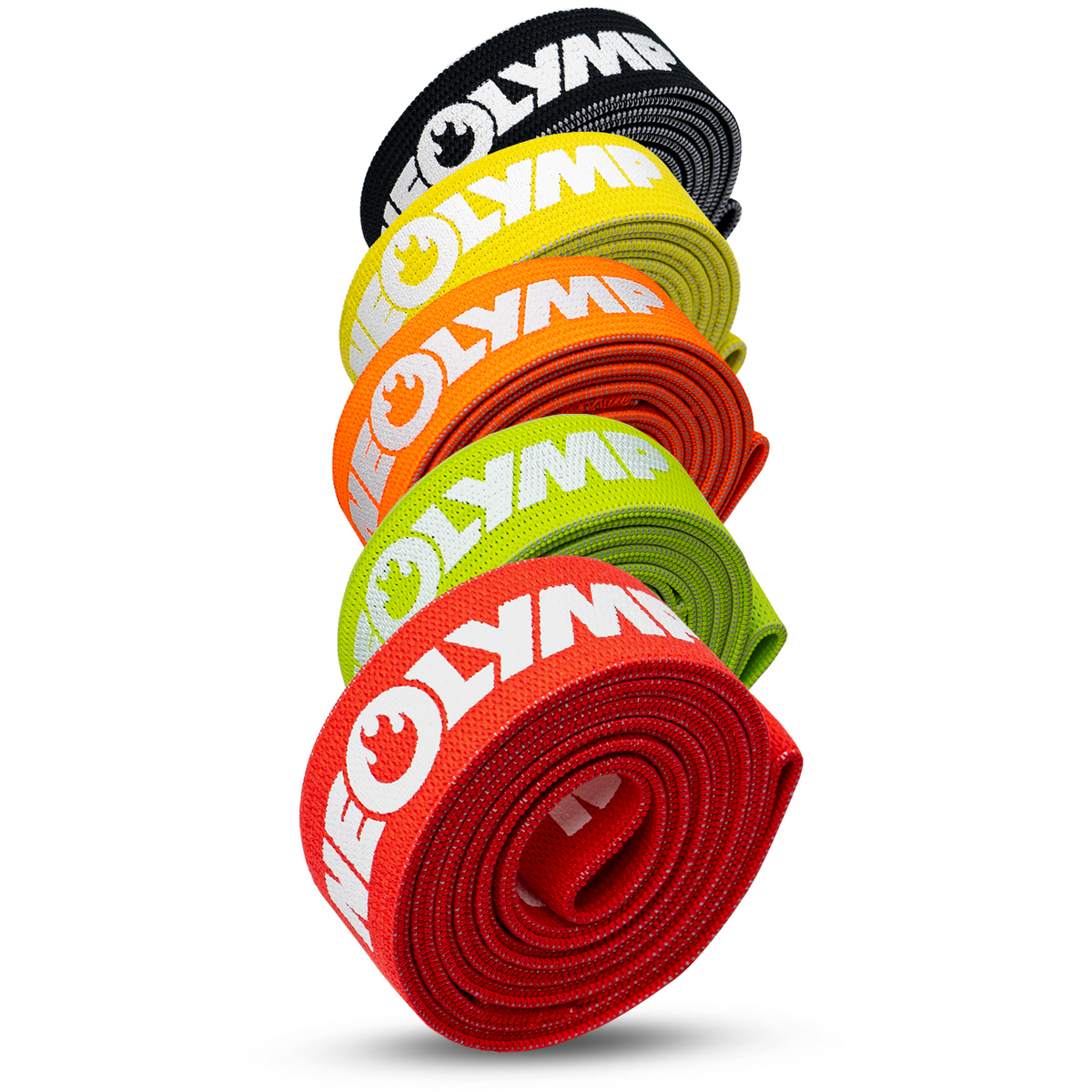 Fitnessbänder lang aus Stoff – 5er Set Limited Edition (B‑Ware) - - Outlet von NEOLYMP | Fitnessequipment und Sportartikel