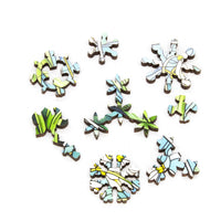 Birth Flowers Mini Puzzle Collection - Set of 12 - Nautilus Puzzles - Wooden Jigsaw Puzzles For Adults