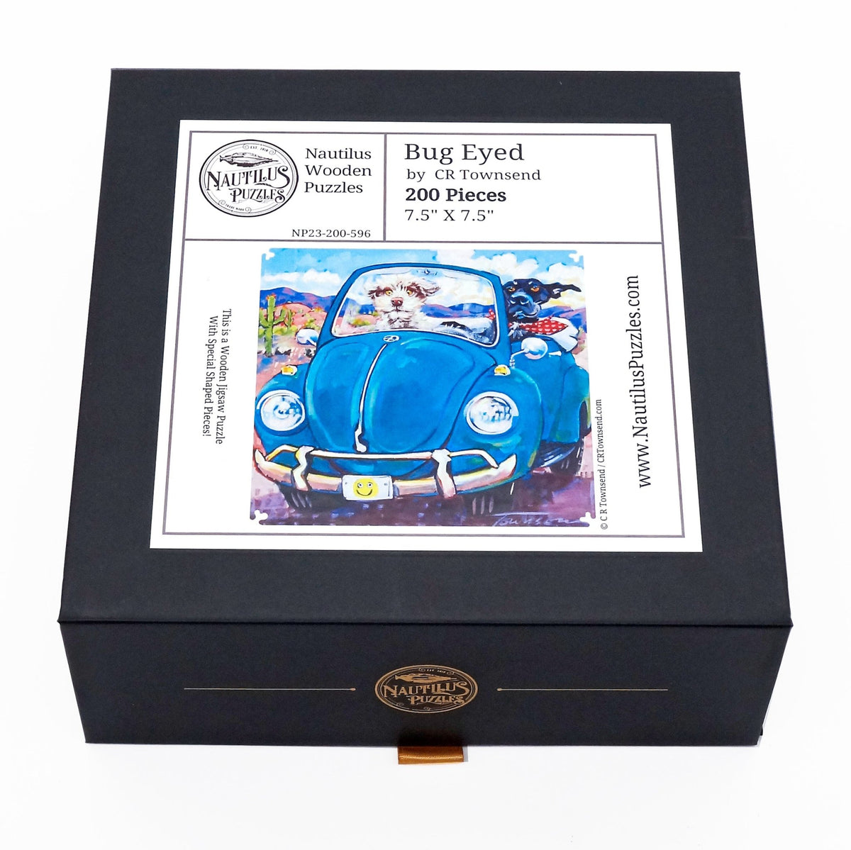Bug Eyed (200 Piece Wooden Jigsaw Puzzle) - Nautilus Puzzles - Wooden Jigsaw Puzzles For Adults