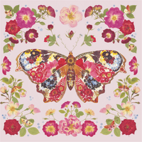 Butterfly in Blush - 51 Piece Mini Wooden Jigsaw Puzzle - Nautilus Puzzles - Wooden Jigsaw Puzzles For Adults
