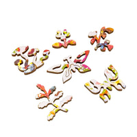 Butterfly in Blush - 51 Piece Mini Wooden Jigsaw Puzzle - Nautilus Puzzles - Wooden Jigsaw Puzzles For Adults