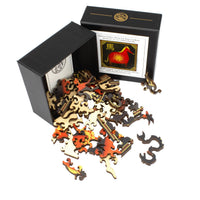 Chinese Zodiac: Horse (50 Piece MINI Wooden Jigsaw Puzzle) - Nautilus Puzzles - Wooden Jigsaw Puzzles For Adults