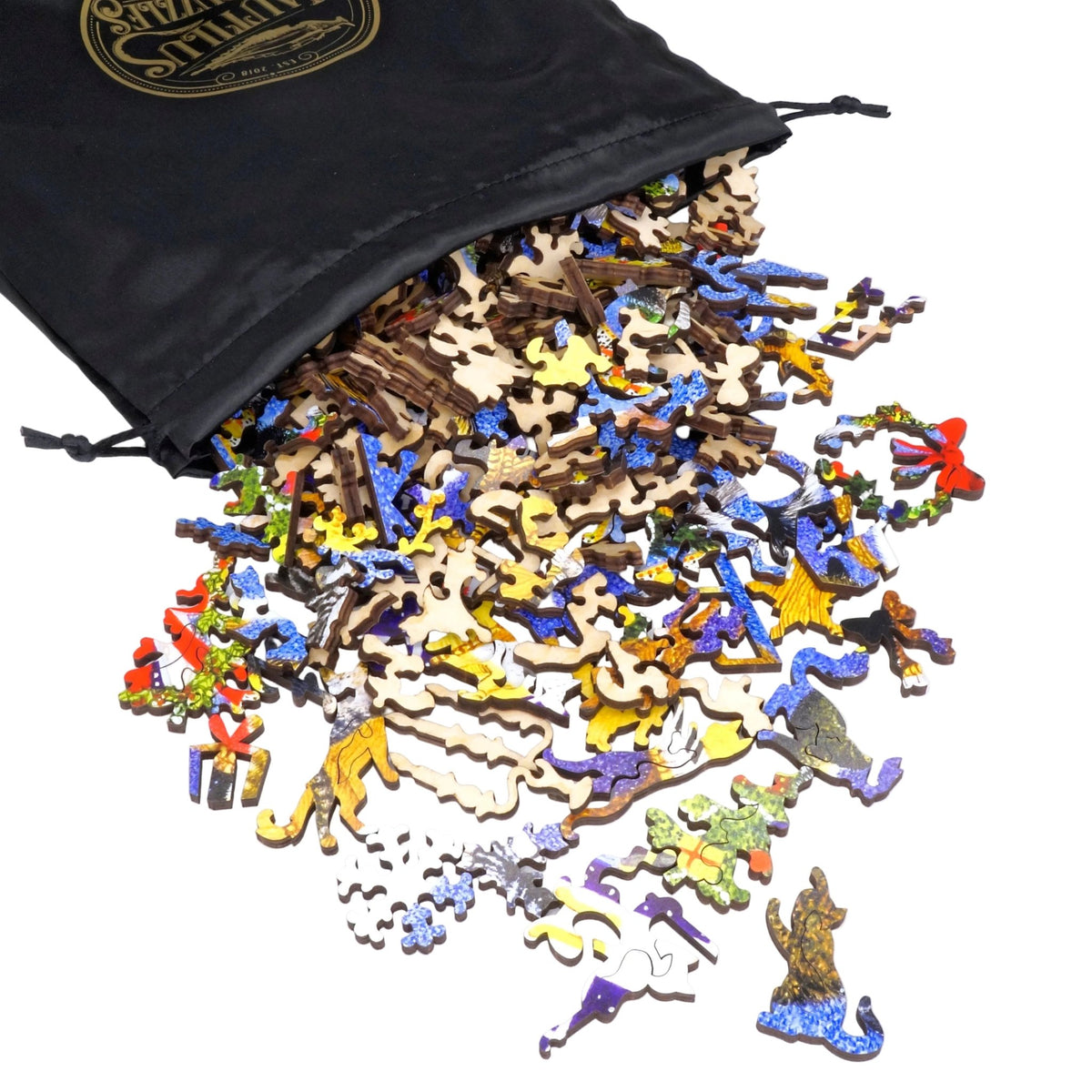 Christmas Chorus (473 Piece Wooden Jigsaw Puzzle) - Nautilus Puzzles - Wooden Jigsaw Puzzles For Adults