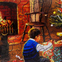 Christmas Morning (350 Pieces) Christmas Wooden Puzzle - Nautilus Puzzles - Wooden Jigsaw Puzzles For Adults