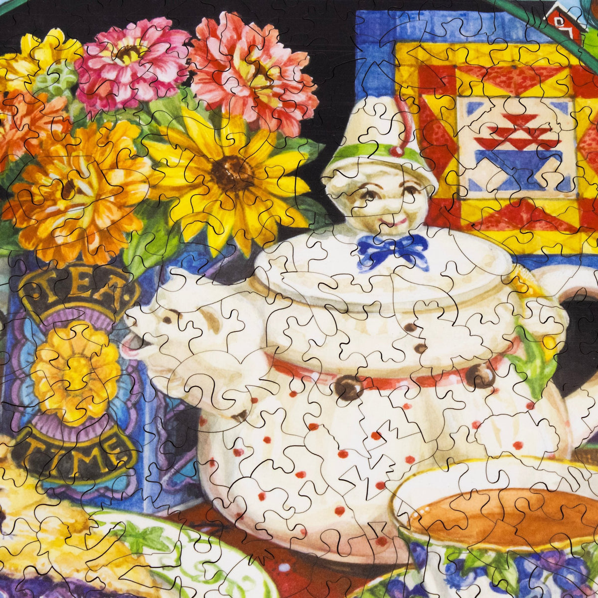 Country Fair (474 Piece Wooden Jigsaw Puzzle) - Nautilus Puzzles - Wooden Jigsaw Puzzles For Adults
