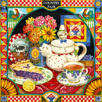 Country Fair (474 Piece Wooden Jigsaw Puzzle) - Nautilus Puzzles - Wooden Jigsaw Puzzles For Adults
