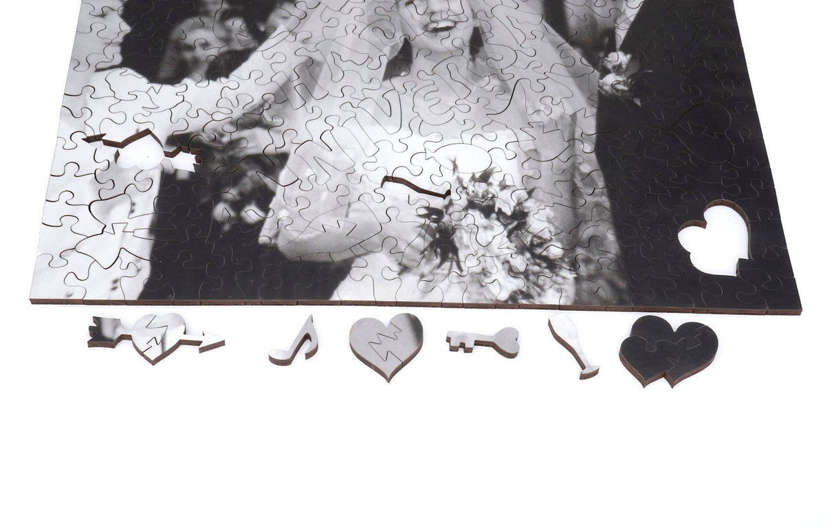 Custom Puzzle - Happy Anniversary - Nautilus Puzzles - Wooden Jigsaw Puzzles For Adults