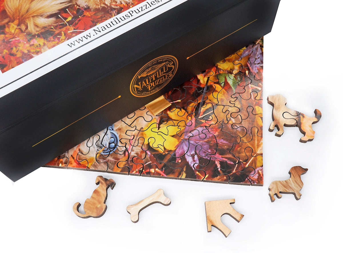 Custom Puzzle - It's a Dog's Life - Nautilus Puzzles - Wooden Jigsaw Puzzles For Adults