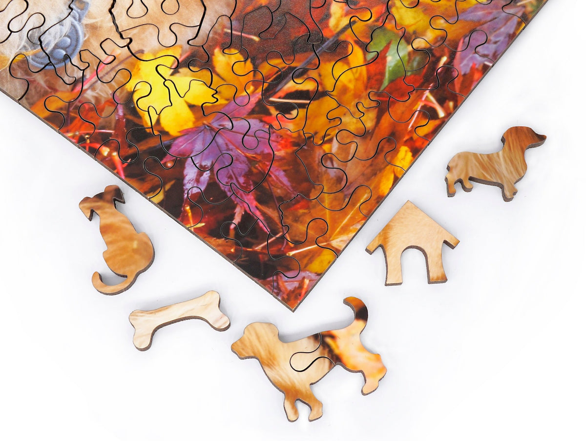 Custom Puzzle - It's a Dog's Life - Nautilus Puzzles - Wooden Jigsaw Puzzles For Adults