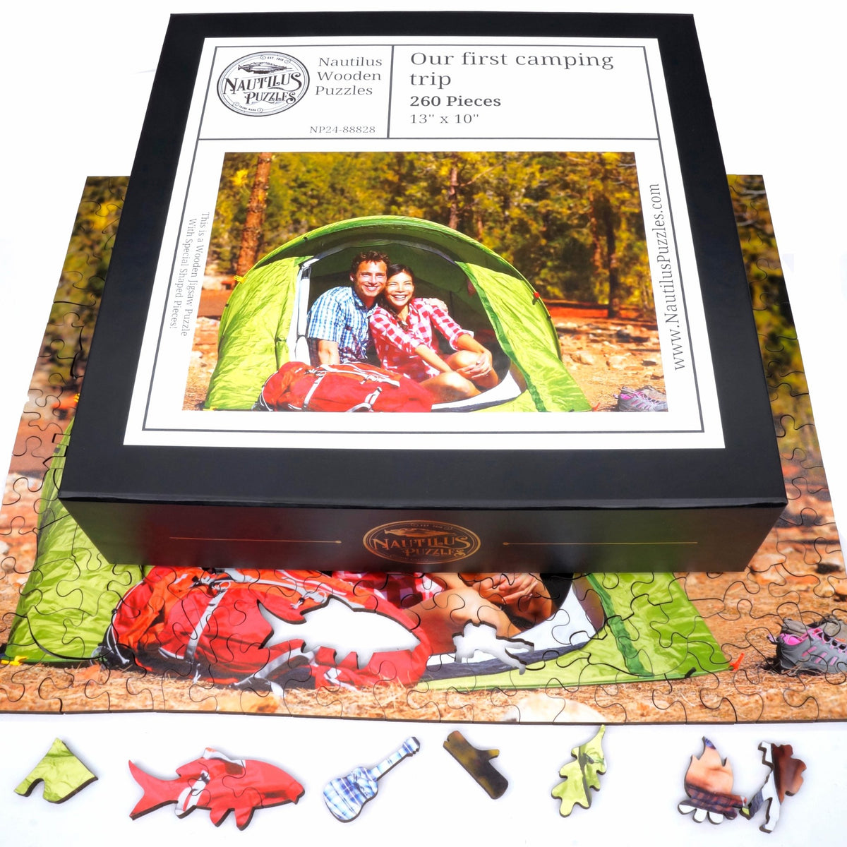 Custom Puzzle - The Great Outdoors - Nautilus Puzzles - Wooden Jigsaw Puzzles For Adults
