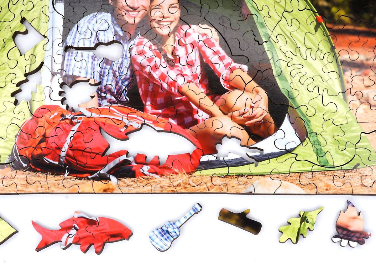 Custom Puzzle - The Great Outdoors - Nautilus Puzzles - Wooden Jigsaw Puzzles For Adults