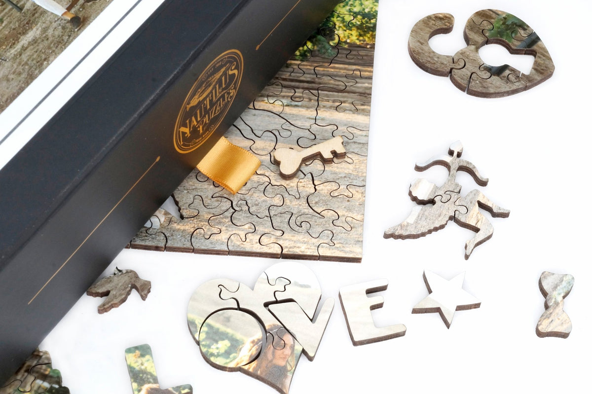 Custom Puzzle - Your Wedding Day - Nautilus Puzzles - Wooden Jigsaw Puzzles For Adults