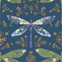 Dragonfly in Midnight - 51 Piece Mini Wooden Jigsaw Puzzle - Nautilus Puzzles - Wooden Jigsaw Puzzles For Adults