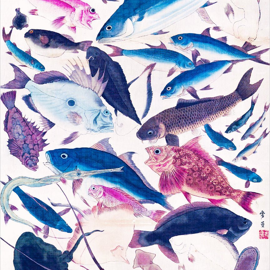 Eighty-Eight Fish (200 Piece Wooden Jigsaw Puzzle) - Nautilus Puzzles - Wooden Jigsaw Puzzles For Adults
