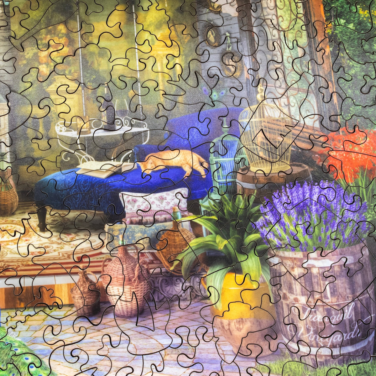 Escape to Wine Country (500 Piece Wooden Jigsaw Puzzles) - Nautilus Puzzles - Wooden Jigsaw Puzzles For Adults