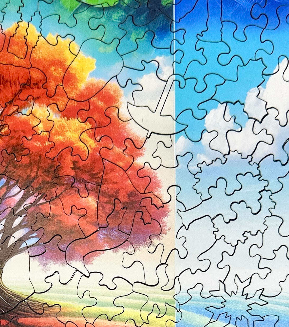 Eternal Cycles (508 Piece Wooden Jigsaw Puzzle) - Nautilus Puzzles - Wooden Jigsaw Puzzles For Adults